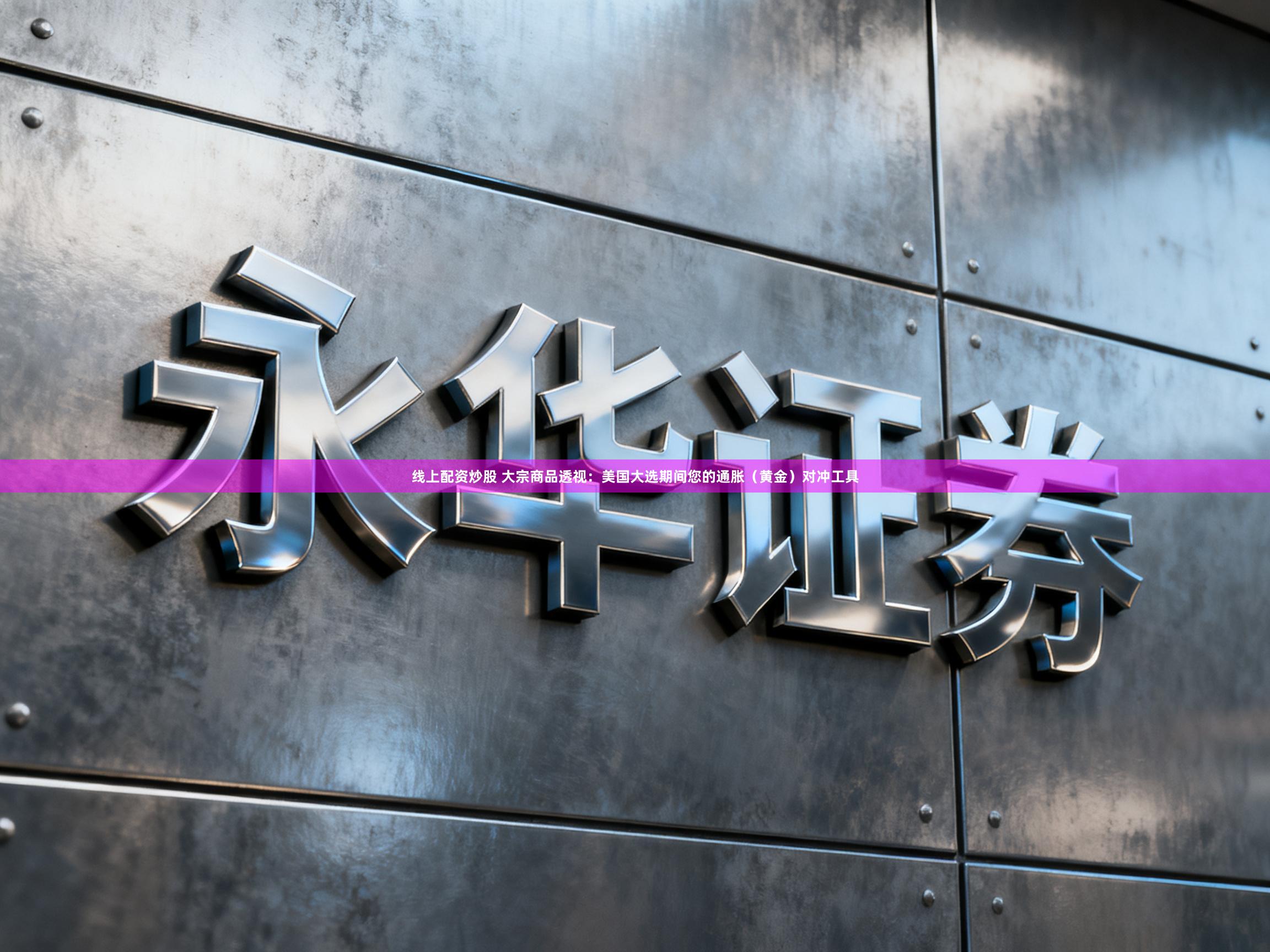 线上配资炒股 大宗商品透视：美国大选期间您的通胀（黄金）对冲工具